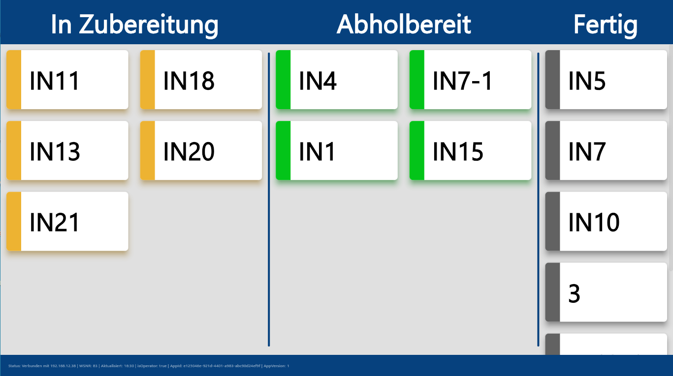 Abholdisplay