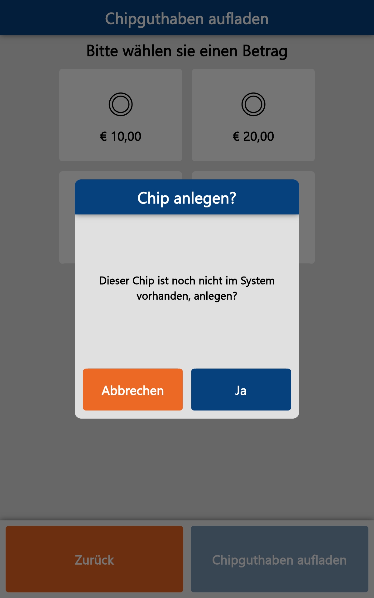 Chipaufladen_Chipanhalten