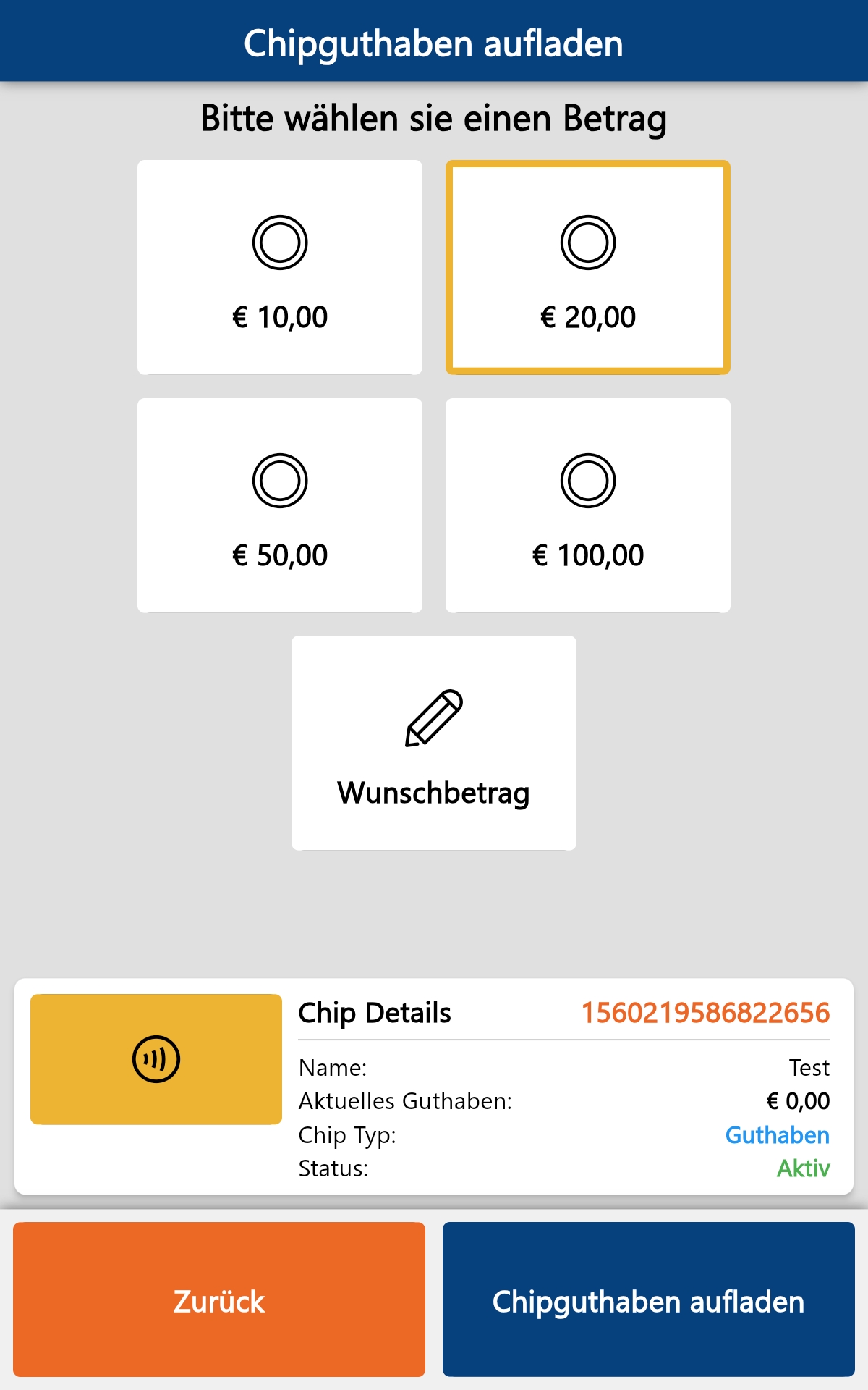 Chipaufladen_Chipanhalten