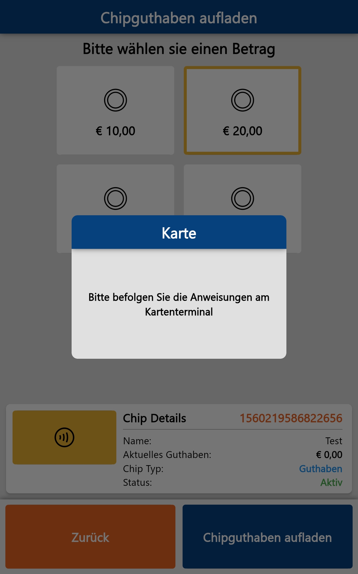 Chipaufladen_Chipanhalten