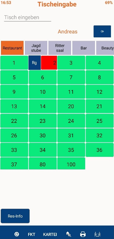 Geste Rechungsansicht