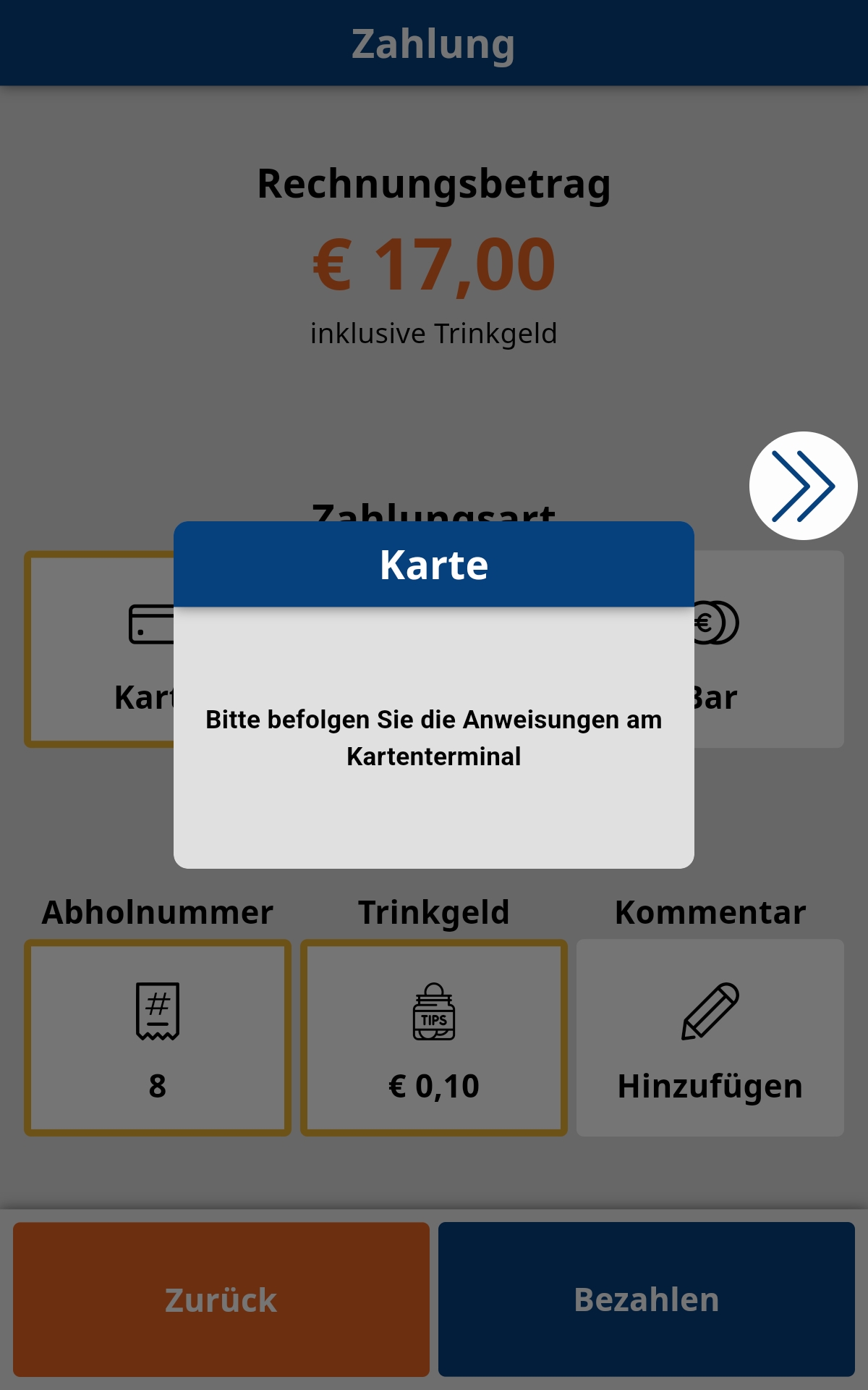 Kartenzahlung