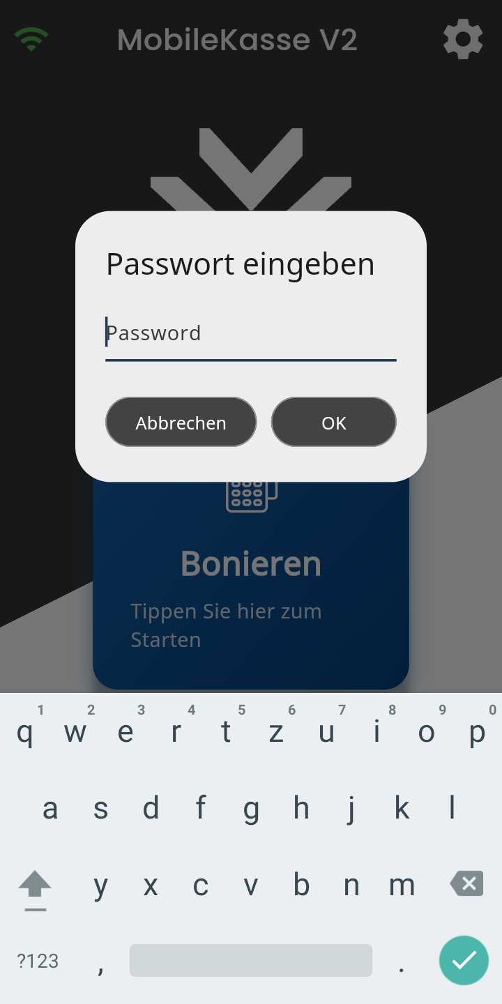 MobileKasse Settings