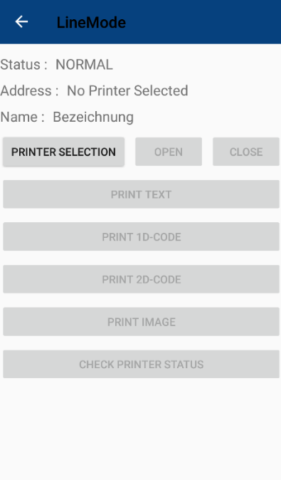 MobileKasse Settings