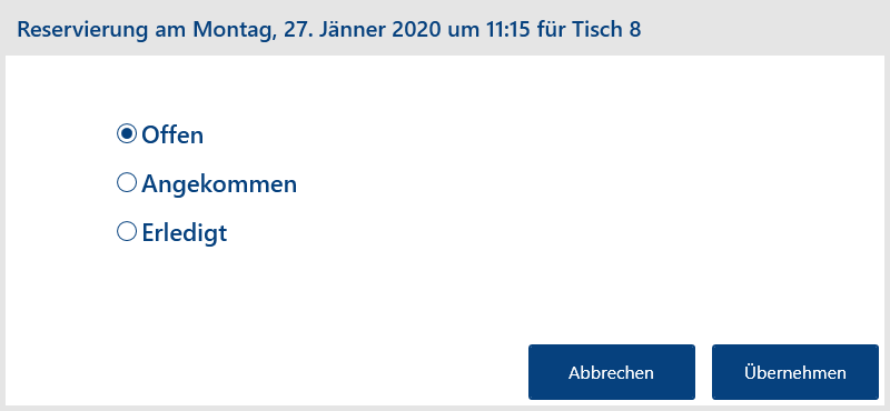 Tischreservierung-Status_ändern