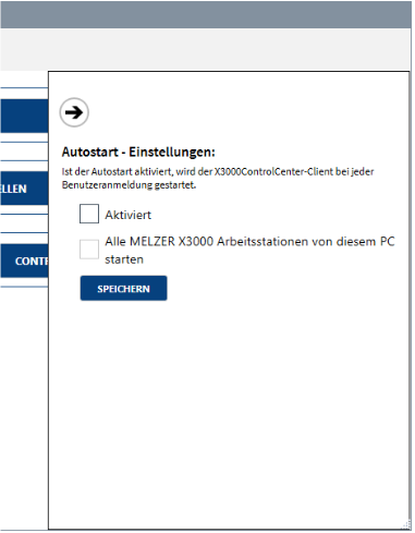 CC Client Extras Autostart Menü